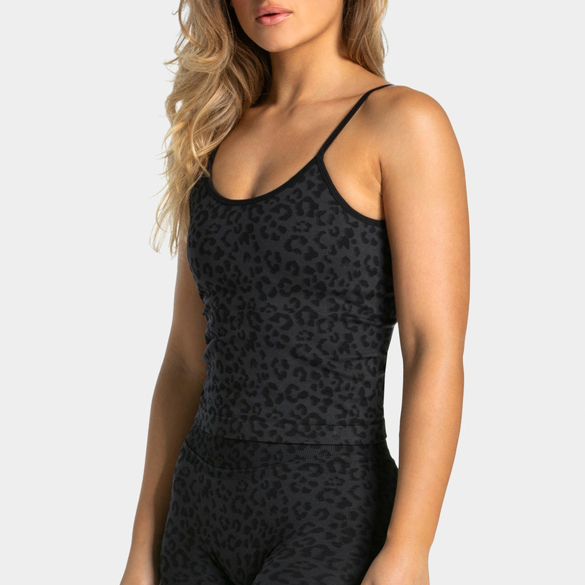 Sexy Leopard Print Yoga Tank T - Aquatic Gym ulasan dan harga