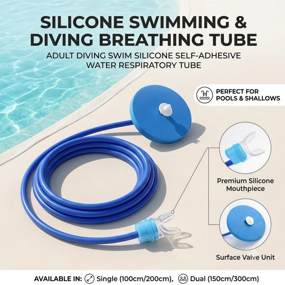 Adult Diving Swim Silicone Wat - Aquatic Diving ulasan dan harga