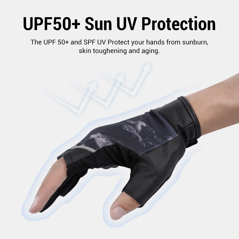 Noeby Half Finger Fishing Glov - Spearfishing Glove ulasan dan harga