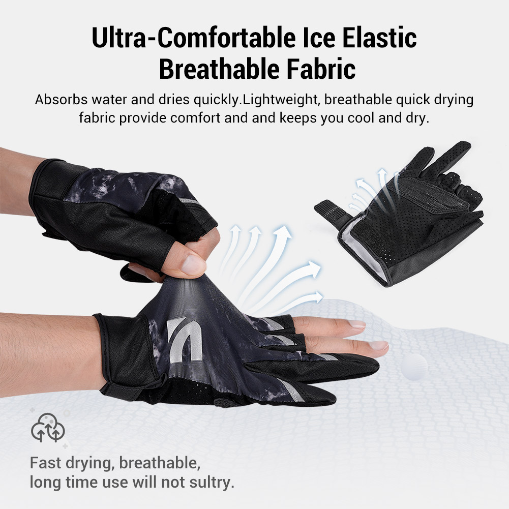 Noeby Half Finger Fishing Glov - Spearfishing Glove ulasan dan harga