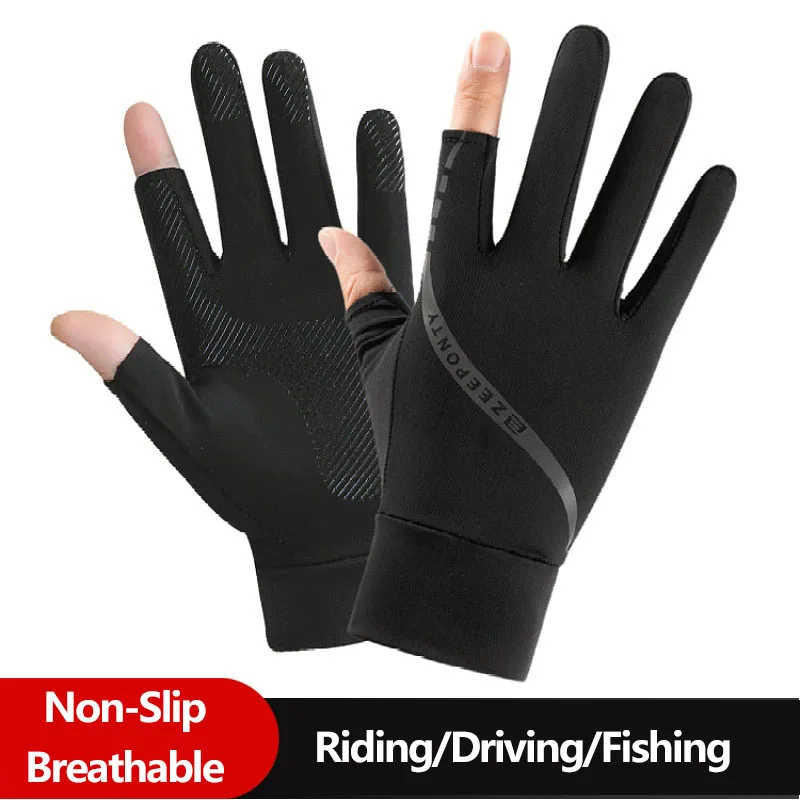 Men's Summer Ice Silk Cycling  - Spearfishing Glove ulasan dan harga