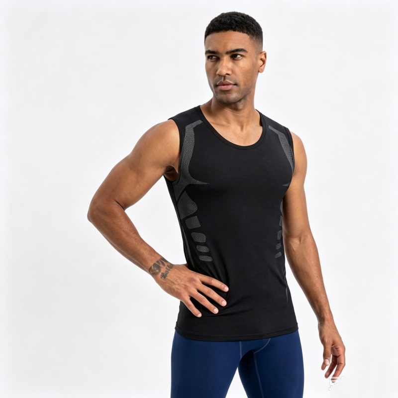 New Mans Compression Tank Top  - Aquatic Gym ulasan dan harga