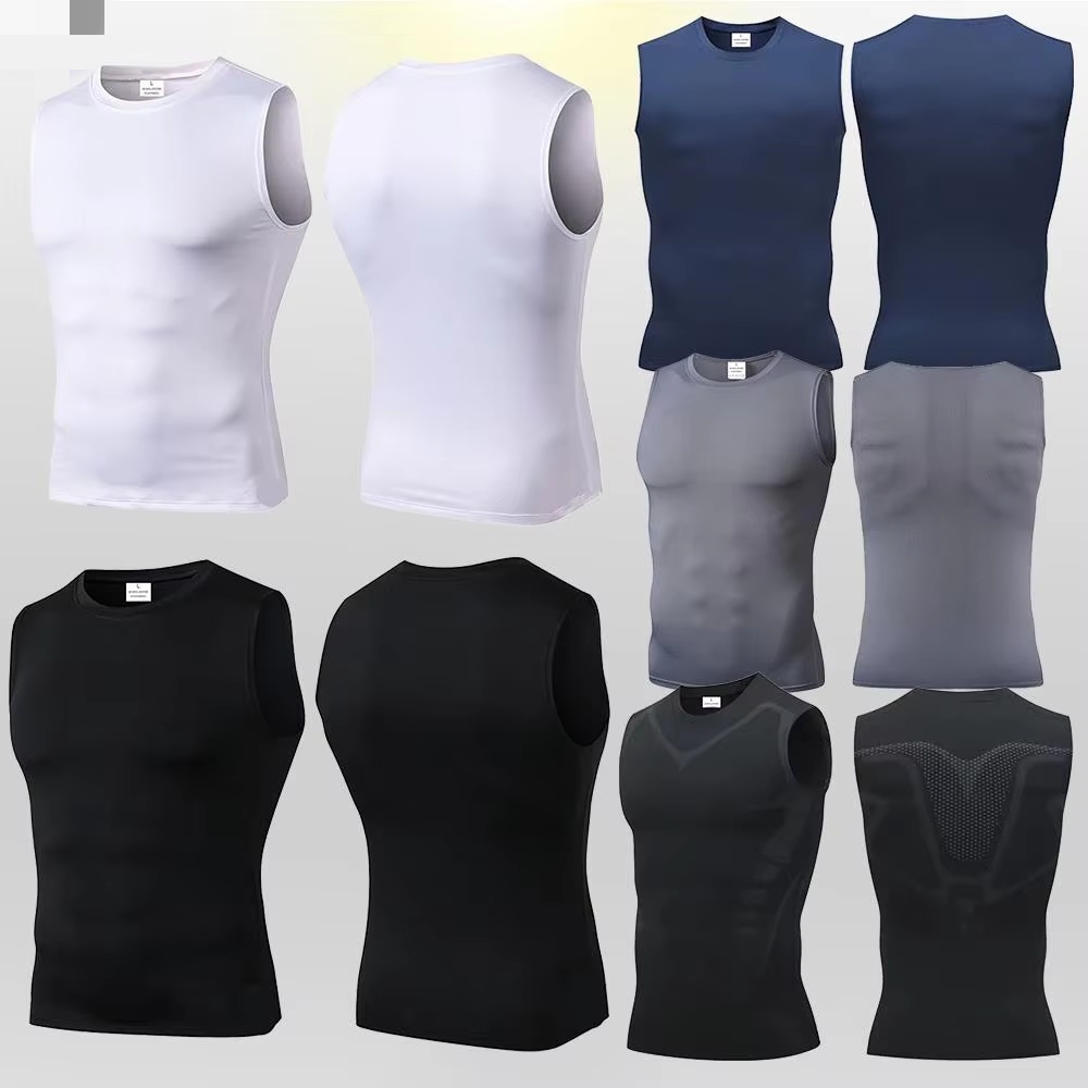 New Mans Compression Tank Top  - Aquatic Gym ulasan dan harga